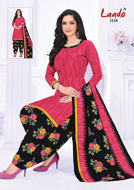 Laado Priti Patiyala Vol 11 Ethnic Wear Printed Wholesale Readymade  Cotton Dress
